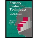 Sensory Evaluation Techniques by Morten C. Meilgaard (1991-07-05)