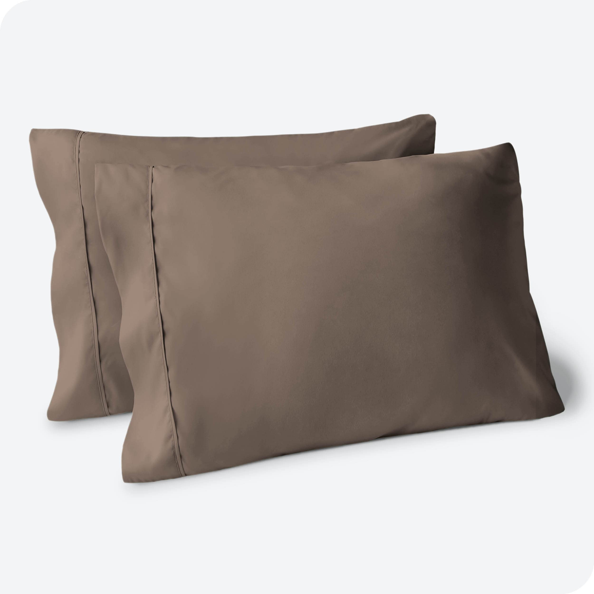 Book Cover Bare Home Microfiber Pillow Cases - King Size Set of 2 - Cooling Pillowcases - Double Brushed - Taupe Pillowcases 2 Pack - Easy Care (King Pillowcase Set of 2, Taupe) 20x40 King (2 Pack) 08 - Taupe