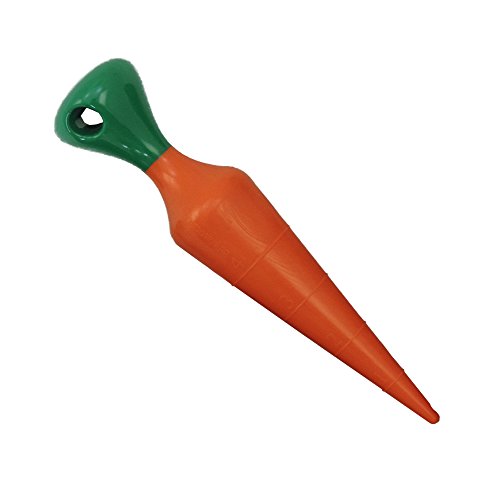 Dibblet Gardening Planting Tool Dibble Orange Carrot