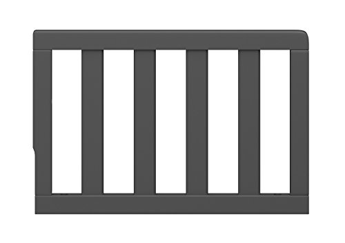 Storkcraft Toddler Guardrail, Gray Safety Guard Rail for Convertible Crib & Toddler Bed