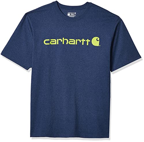 Carhartt Men's Loose Fit Heavyweight Short-Sleeve Logo Graphic T-Shirt