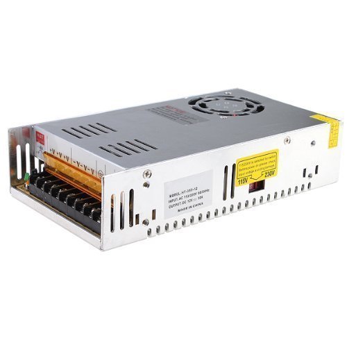 Book Cover Menzo 12v 30a Dc Universal Regulated Switching Power Supply 360w for CCTV, Radio, Computer Project