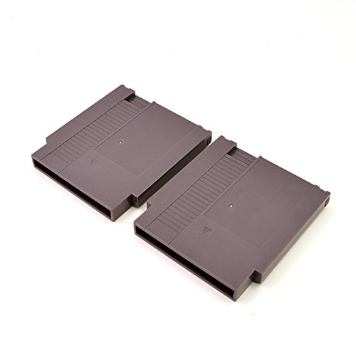 Ninthseason 2PCS NES Cartridge Case Shell for Nintendo NES Games Cartridge with 3 Phillips Head Screws(Grey)