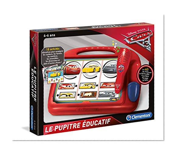 Clementoni - 52232-Pupitre éducatif - Cars 3-Jeu éducatif