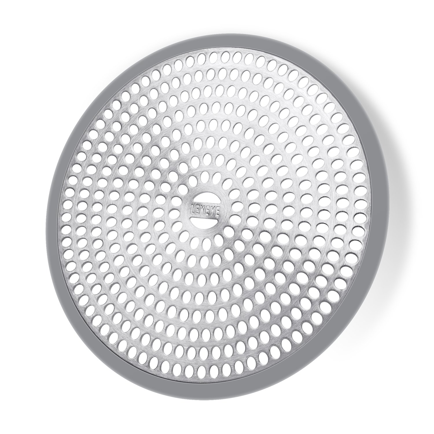 Book Cover LEKEYE Shower Drain Hair Catcher/Strainer/Stainless Steel and Silicone 1