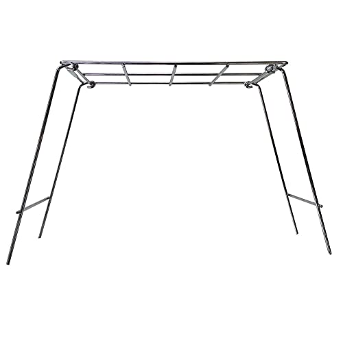 Rome Industries 136 Pie Iron Grill Stand, Chromium Steel, Chrome