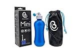 Boss Bidet Mini : The Essential Personal Hygiene and Postpartum Cleaning Spray - Portable Peri Bottle for Women on the Go, Angled Retractable Nozzle, Discrete Bag, Compact 12.5 oz 380 ml Blue