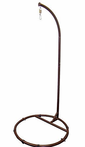 Petra Leisure Brown, 89" "C Top, Round Base, Hanging/Swinging Hammock Chair Stand (Stand ONLY)