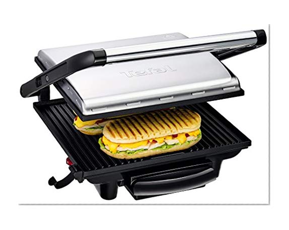 Tefal GC241D12 Gril Viande et Panini Multifonctions, 2000 Watts et Rangement Vertical