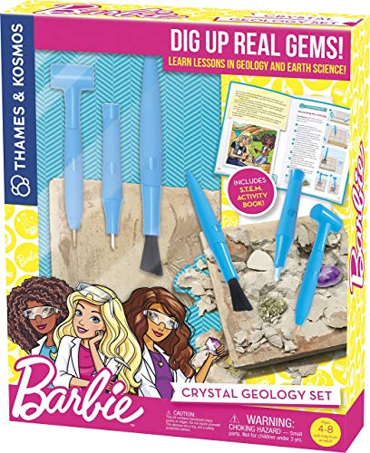 Thames & Kosmos Barbie Crystal Geology Science Kit