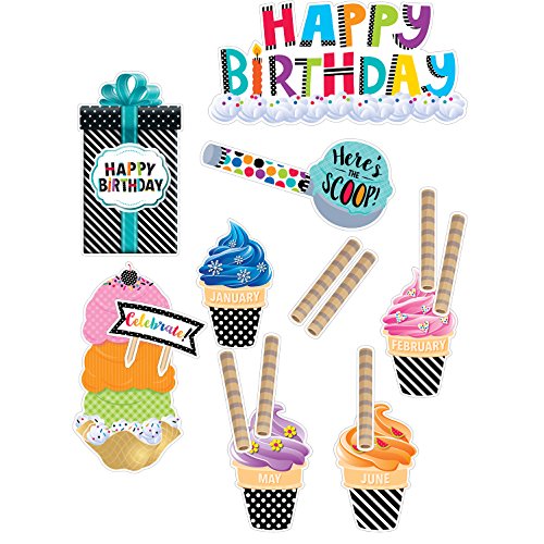 Creative Teaching Press Mini Bulletin Board Bold and Bright Happy Birthday (2178)