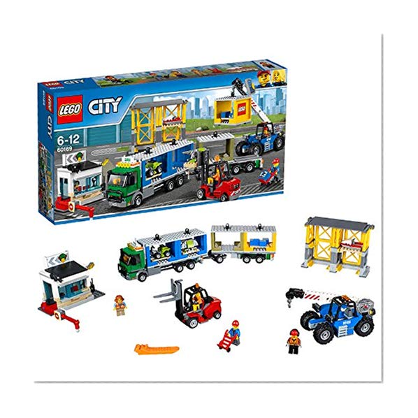 LEGO City - Le terminal à conteneurs - 60169 - Jeu de Construction