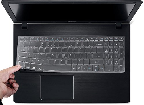 CaseBuy Ultra Thin TPU Keyboard Cover for Acer Aspire E 15 E5-573 E5-573G E5-573T E5-574G E5-575G E5-772 E5-772G E5-532 ES1-572 V15/V17 Nitro VN7-592G VN7-792G F15 F5-571 F5-573G /R15 R5-571T R5-571TG