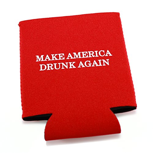 Drumpf.WTF Make America Drunk Again Funny Neoprene Beer and Soda Pop Can Cooler
