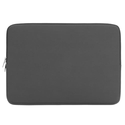 RAINYEAR 14 Inch Laptop Sleeve Case Protective Soft Padded Zipper Cover Carrying Computer Bag Compatible with 14" Notebook Chromebook Tablet Ultrabook (Gray)
