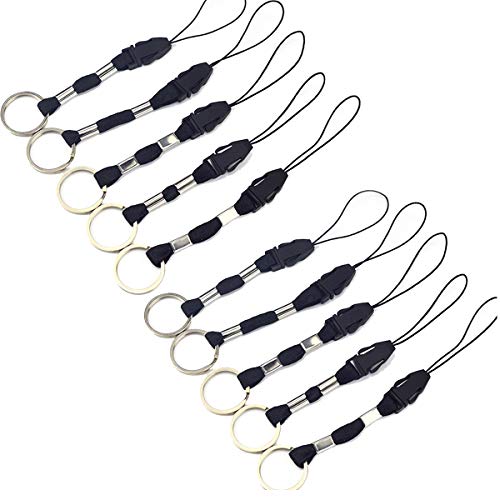 YOUOWO 10 pcs Nylon Lanyards for USB Flash Drive Cell Phone Key iPod mp3 mp4 ID Card Badge and Other Small Electronic Devices Can disassemble (10 Pack)