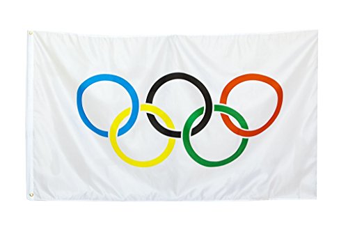 Time Roaming 3x5 Ft Olympic Games Polyester Flag with Brass Grommets