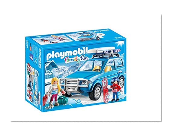 Playmobil-4x4 avec Coffre de Toit, 9281