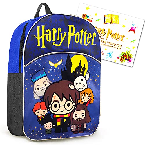 Book Cover Harry Potter Backpack Preschool Toddler Kindergarten - Deluxe Mini Harry Potter Backpack with Patches (Harry Potter School Supplies)