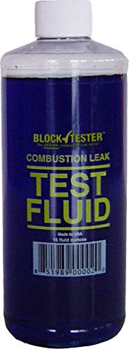 Book Cover Block Tester BT-600 Replacement Combustion Leak Test Fluid 16 oz