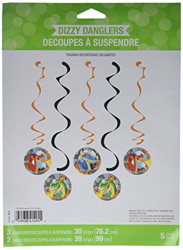 Creative Converting Dragon Decorative Hanging Streamers (5 Count)