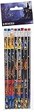 Magical Harry Potter Design Pencils (8 Pieces) - Stunning & Unique, Perfect for School, Parties, and Wizarding Fan Gifts