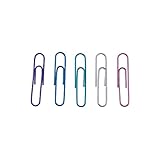 Staples 1807428 Translucent Paper Clips Asst. Colors Giant 200/PK