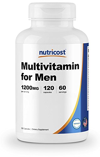 Book Cover Nutricost Multivitamin for Men 120 Capsules - Vitamins and Minerals for The Healthy Man