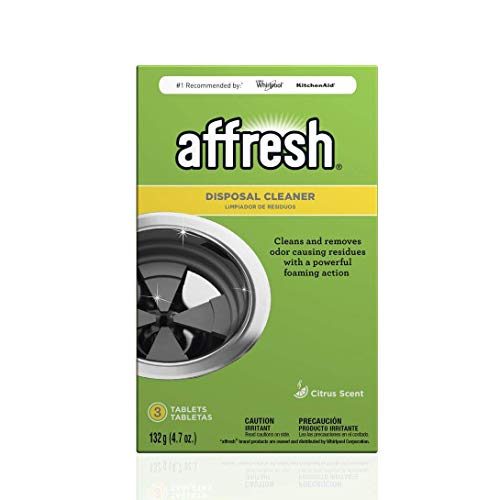 Book Cover Affresh W10509526 Garbage Disposal Cleaner, 3 Tablets-Removes Odor Causing Residues, U.S. EPA Safer Choice Certified