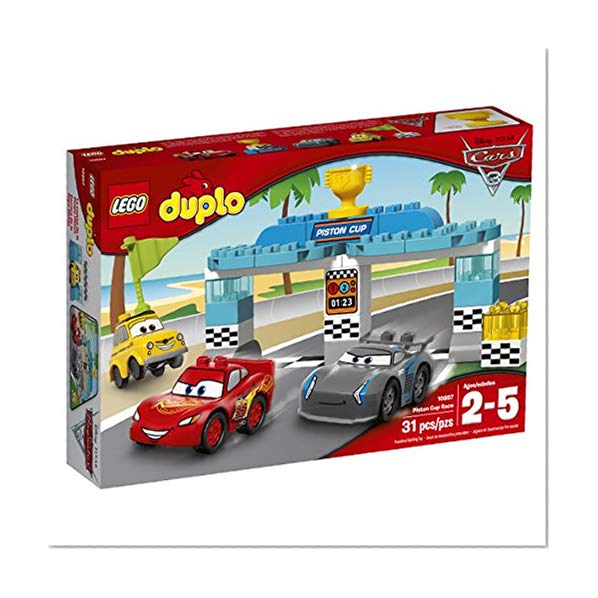 LEGO DUPLO Disney - La course de la Piston Cup - 10857 - Jeu de Construction