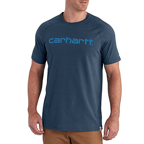 Carhartt Menâ€™s Force Cotton Delmont Graphic Short Sleeve T Shirt (Regular and Big & Tall Sizes)