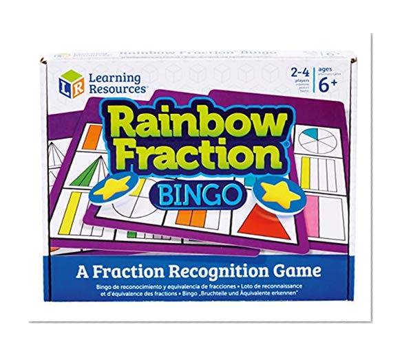 Loto de fractions Rainbow Fraction de Learning Resources