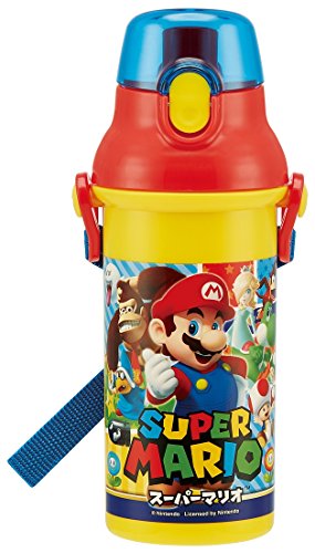 Direct drinking water bottle purawantatti Bottle 480ml Super Mario 17 PSB5SAN
