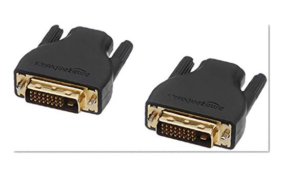 AmazonBasics Lot de 2 adaptateurs HDMI vers DVI-D
