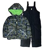 OshKosh B'Gosh Boys' Ski Jacket and Snowbib Snowsuit Set