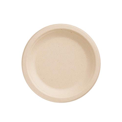 Book Cover HARVEST PACK 7-inch Round Disposable Compostable Paper Plates, Made From Eco-Friendly Plant Fibers [125 COUNT]