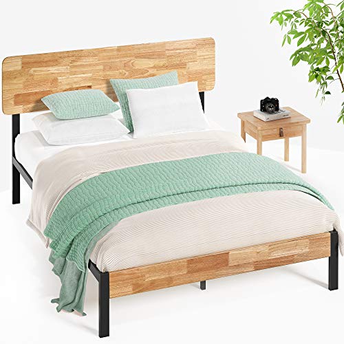 ZINUS Olivia Metal Platform Bed Frame / No Box Spring Needed / Wood Slat Support / Easy Assembly, Full