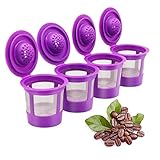 4 Reusable K Cup Coffee Filters For Keurig Family 2.0 and 1.0 Brewers Fits K200/K250, K300/K350, K400/K450/K460, K500/K550/K560