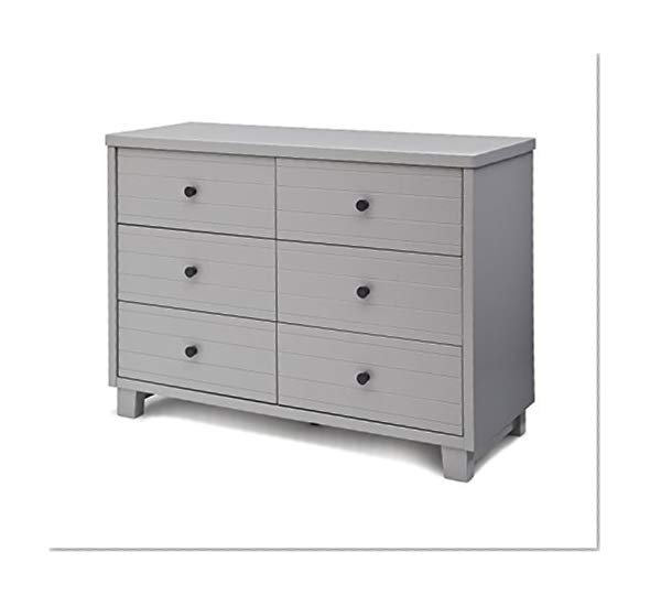 Simmons Kids Rowen Double Dresser, Grey