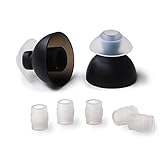 SpinFit CP240 Double Flange - L - Patented Silicone Eartips for Replacement (1 Pair, Insert Included)(for Nozzle Diameter from 4.5-5m, w/Insert from 3-3.5mm)