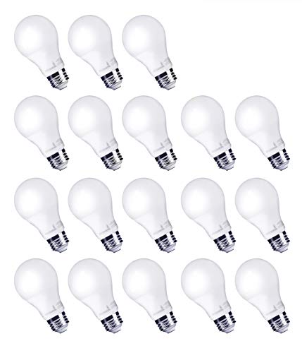 HyperSelect 9W LED Light Bulb A19 - E26 Bulb Non-Dimmable LED Bulb [60W Equivalent], 3000K (Soft White Glow), 820 Lumens, Medium Screw Base, 340Â° Omnidirectional, UL-Listed - (Pack of 18)