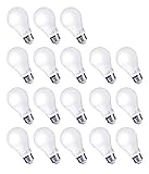 HyperSelect 9W LED Light Bulb A19 - E26 Bulb Non-Dimmable LED Bulb [60W Equivalent] 3000K (Soft White Glow) 820 Lumens Medium Screw Base 340° Omnidirectional UL-Listed - (Pack of 18)