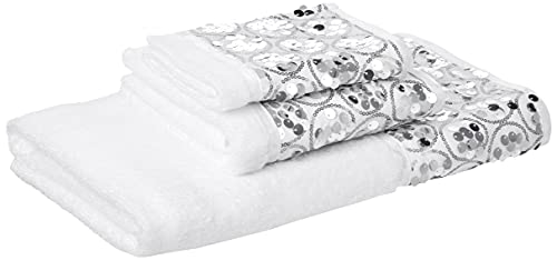 Popular Bath 839005 Sinatra Collection, Towel Set, White