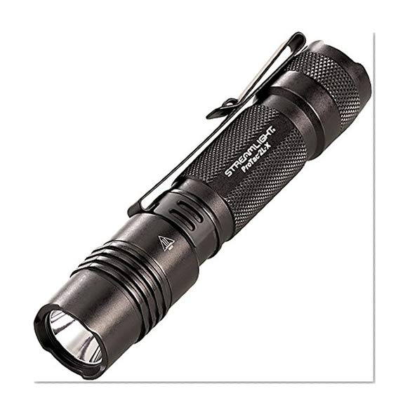 Streamlight 88063 ProTac 2L-X 500 Lumen Professional Tactical Flashlight with High/Low/Strobe Dual Fuel use 2x CR123A or 1x 18650 Rechargeable Li-iON Batteries and Holster - 500 Lumens
