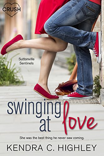 Book Cover Swinging at Love (Suttonville Sentinels Book 2)