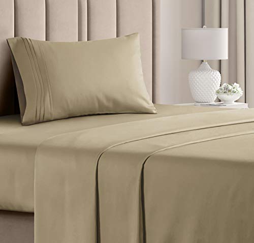 Book Cover Twin Sheet Set - 3 Piece - College Dorm Room Bed Sheets - Hotel Luxury Bed Sheets - Extra Soft Sheets - Deep Pockets - Easy Fit - Breathable & Cooling Sheets â€“ Bed Sheets - Twin - Twin Mattress Sheets