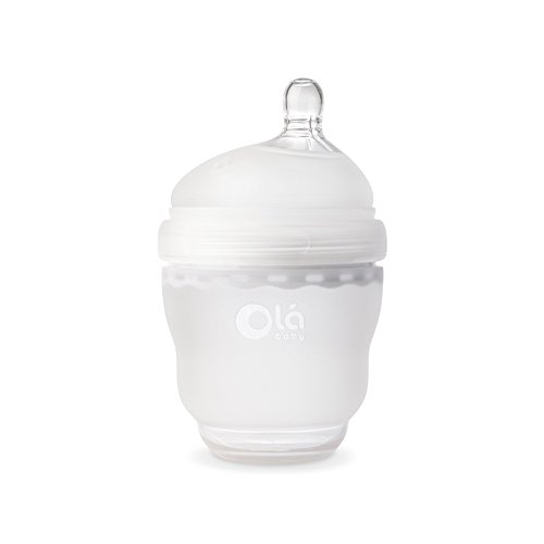 Olababy Gentle Baby Bottle (4oz, Coral)