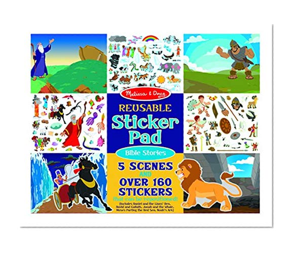 Book Cover Melissa & Doug 9124 9124 Bible Stories Reusable Sticker Pad