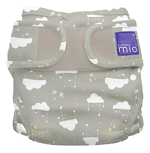 Bambino Mio, mioduo Cloth Diaper Cover, Cloud Nine, Size 1 (<21lbs)
