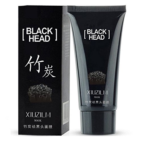 Blackhead Mask - MY LITTE BEAUTY - Black Head Remover Facial Mask – Charcoal Peel off Acne Treatment Mineral Black Mud Mask 60g